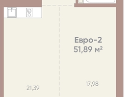 Продается 1-комнатная квартира ЖК Новые горизонты на Советской, д 1, 51.89  м², 7700000 рублей