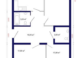 Продается 3-комнатная квартира ЖК Юго-Западный, дом 17, 91.05  м², 10726000 рублей
