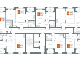 Продается 3-комнатная квартира ЖК Автор, дом 1, 58.1  м², 9241600 рублей