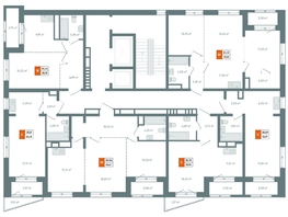 Продается 3-комнатная квартира ЖК Автор, дом 2, 57.16  м², 9146600 рублей