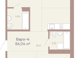 Продается 3-комнатная квартира ЖК Новые горизонты на Советской, д 1, 86.04 м², 13400000 рублей