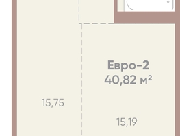 Продается 1-комнатная квартира ЖК Новые горизонты на Советской, д 1, 40.82 м², 7500000 рублей