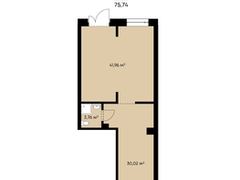 Продается Помещение ЖК ВЕКТОР премиум-квартал, дом 2, 75.74  м², 28023800 рублей