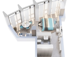 Продается 1-комнатная квартира ЖК Звезды, дом 3, 30.92  м&sup2;, 12812000 рублей