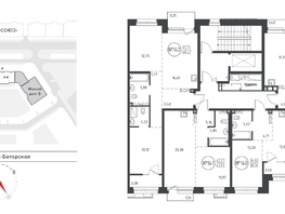 Продается 2-комнатная квартира ЖК СОЮЗ PRIORITY, дом 4, 60.63 м², 12720000 рублей