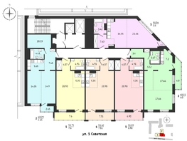 Продается 1-комнатная квартира ЖК Суворов, 51.62 м², 7900000 рублей