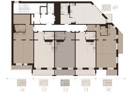 Продается 1-комнатная квартира ЖК Суворов, 51.62  м², 8290000 рублей
