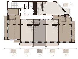 Продается 1-комнатная квартира ЖК Суворов, 55.06  м², 10000000 рублей