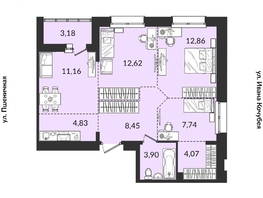 Продается 4-комнатная квартира ЖК Источник, дом 1, 68.81 м², 9235616 рублей
