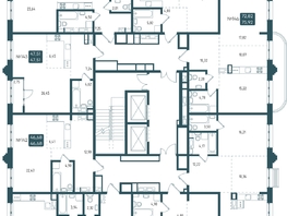 Продается 1-комнатная квартира ЖК Бродский, 1-я очередь, 47.51  м², 8390000 рублей