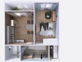 Продается 1-комнатная квартира ЖК Юго-Западный, дом 17, 45.18  м², 5997480 рублей