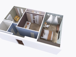 Продается 2-комнатная квартира ЖК Юго-Западный, дом 17, 60.56  м², 7669790 рублей