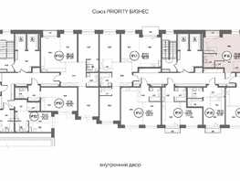 Продается 2-комнатная квартира ЖК СОЮЗ ПРИОРИТИ МАХ, д. 4, 60.57 м², 11210000 рублей