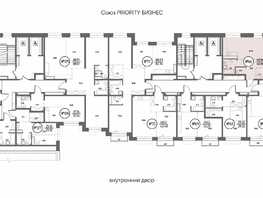 Продается 2-комнатная квартира ЖК СОЮЗ ПРИОРИТИ МАХ, д. 4, 60.86  м², 11870000 рублей