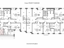 Продается 1-комнатная квартира ЖК СОЮЗ ПРИОРИТИ МАХ, д. 4, 40.36  м², 8438000 рублей