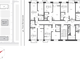 Продается 1-комнатная квартира ЖК СОЮЗ PRIORITY, дом 2, 42.4  м², 11850800 рублей