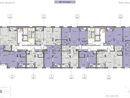 Продается 1-комнатная квартира ЖК Zenith (Зенит), 3 этап, 45 м², 7065000 рублей