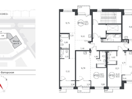 Продается 2-комнатная квартира ЖК СОЮЗ PRIORITY, дом 4, 68.29  м&sup2;, 13180000 рублей
