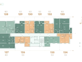 Продается 2-комнатная квартира ЖК Фамилия, дом 2, 76.64  м&sup2;, 13028800 рублей