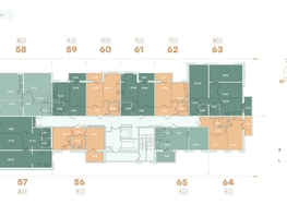 Продается 2-комнатная квартира ЖК Фамилия, дом 2, 80.18  м&sup2;, 14432400 рублей