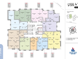 Продается 2-комнатная квартира ЖК Стрижи Сити, блок-секции 6,7, 35.7  м&sup2;, 11260000 рублей