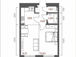 Продается 2-комнатная квартира ЖК Салют, 47.91  м&sup2;, 9960489 рублей