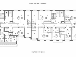 Продается 2-комнатная квартира ЖК СОЮЗ ПРИОРИТИ МАХ, д. 4, 61  м&sup2;, 11050000 рублей