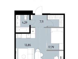 Продается 1-комнатная квартира ЖК ВЕКТОР премиум-квартал, дом 2, 43.04  м&sup2;, 13300000 рублей