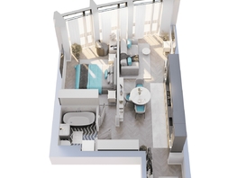 Продается 1-комнатная квартира ЖК Звезды, дом 3, 51.04  м&sup2;, 14433000 рублей