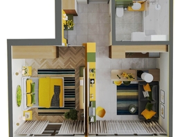 Продается 1-комнатная квартира ЖК Стрижи Сити, блок-секции 6,7, 41.14  м&sup2;, 9050800 рублей