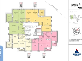 Продается 4-комнатная квартира ЖК Стрижи Сити, блок-секции 6,7, 108.28  м&sup2;, 18949000 рублей