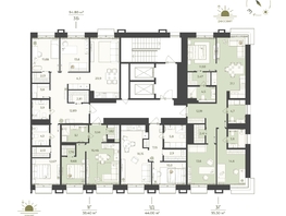 Продается 2-комнатная квартира ЖК Верба, 95.3  м&sup2;, 21423440 рублей