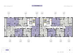 Продается 2-комнатная квартира ЖК Зенит, 3 этап, 59.23  м&sup2;, 8647580 рублей