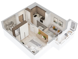 Продается 1-комнатная квартира  ЖиВой комплекс на Кузьмихе, 39.75  м&sup2;, 7950000 рублей