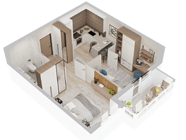 Продается 1-комнатная квартира  ЖиВой комплекс на Кузьмихе, 44.61  м&sup2;, 7050000 рублей