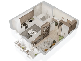 Продается 1-комнатная квартира  ЖиВой комплекс на Кузьмихе, 40.68  м&sup2;, 6500000 рублей