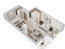Продается 1-комнатная квартира  ЖиВой комплекс на Кузьмихе, 35.92  м&sup2;, 6250000 рублей