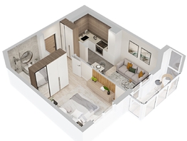 Продается 1-комнатная квартира  ЖиВой комплекс на Кузьмихе, 40.1  м&sup2;, 7950000 рублей