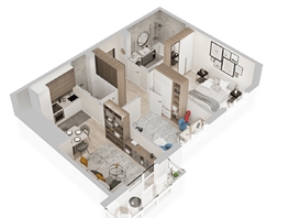 Продается 2-комнатная квартира  ЖиВой комплекс на Кузьмихе, 56.48  м&sup2;, 8500000 рублей