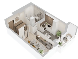 Продается 1-комнатная квартира  ЖиВой комплекс на Кузьмихе, 32.38  м&sup2;, 5650000 рублей