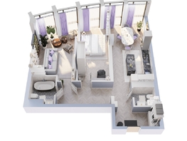 Продается 2-комнатная квартира ЖК Звезды, дом 1, 80.07  м&sup2;, 26594000 рублей