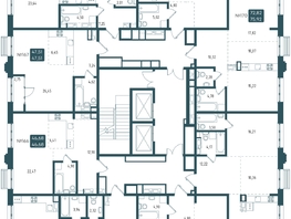 Продается 1-комнатная квартира ЖК Бродский, 1-я очередь, 42.91  м&sup2;, 10790000 рублей