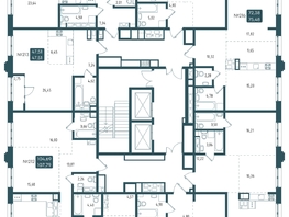 Продается 2-комнатная квартира ЖК Бродский, 1-я очередь, 62.91  м&sup2;, 13413000 рублей