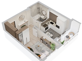 Продается 1-комнатная квартира  ЖиВой комплекс на Кузьмихе, 39.64  м&sup2;, 7800000 рублей