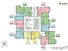Продается 2-комнатная квартира ЖК Планета, корпус 2, 46.1  м², 6452890 рублей