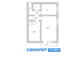 Продается 2-комнатная квартира Красноармейская - Дзержинского тер, 47  м², 6790000 рублей