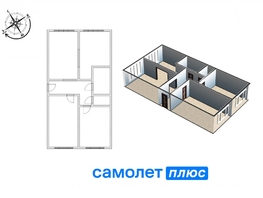 Продается 3-комнатная квартира Серебряный бор ул, 90.1  м², 10800000 рублей