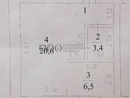 Продается 1-комнатная квартира Свободы ул, 34  м², 3660000 рублей