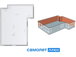 Продается 3-комнатная квартира ЖК Южный, дом Ю-7, 72.1  м², 7850000 рублей