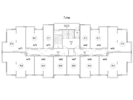 Продается 3-комнатная квартира ЖК Сити-парк, дом 9, 76.6  м², 8885600 рублей